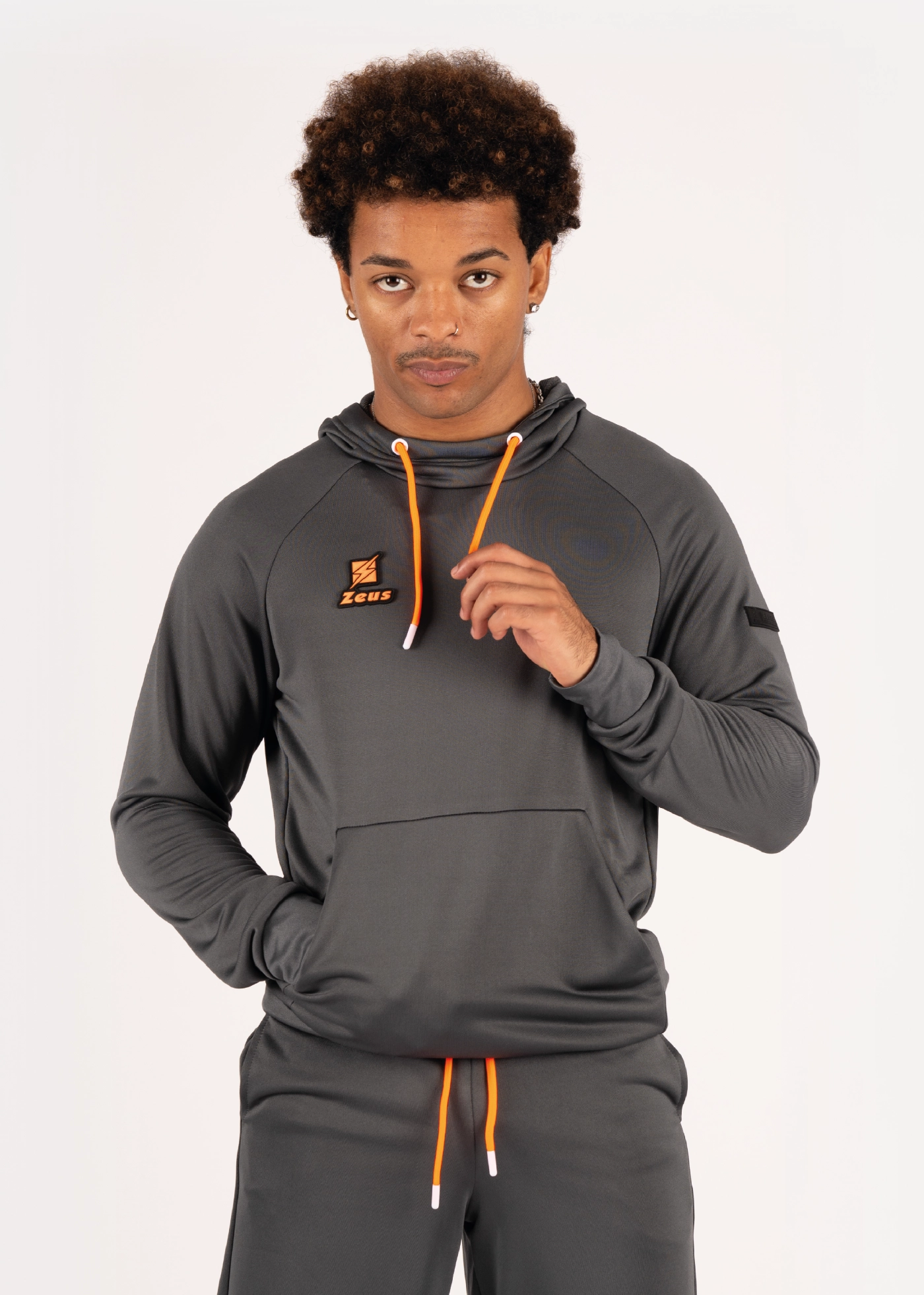 DARK GREY/ARANCIO FLUO